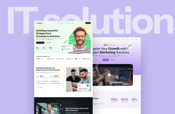IT/Consulting product screens